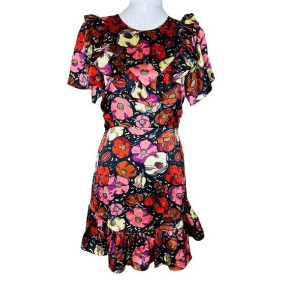 Cinq À Sept Dresses | Crystal Dress Maraschino Multi – Womens Size 4 New - Picture 2 of 13